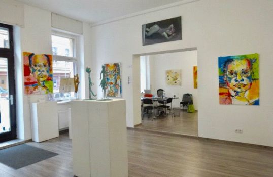 „Gemälde und Bilder mit Öl-und Acrylfarbe, als Unikate“, Vernissage - Achtzig Galerie Berlin